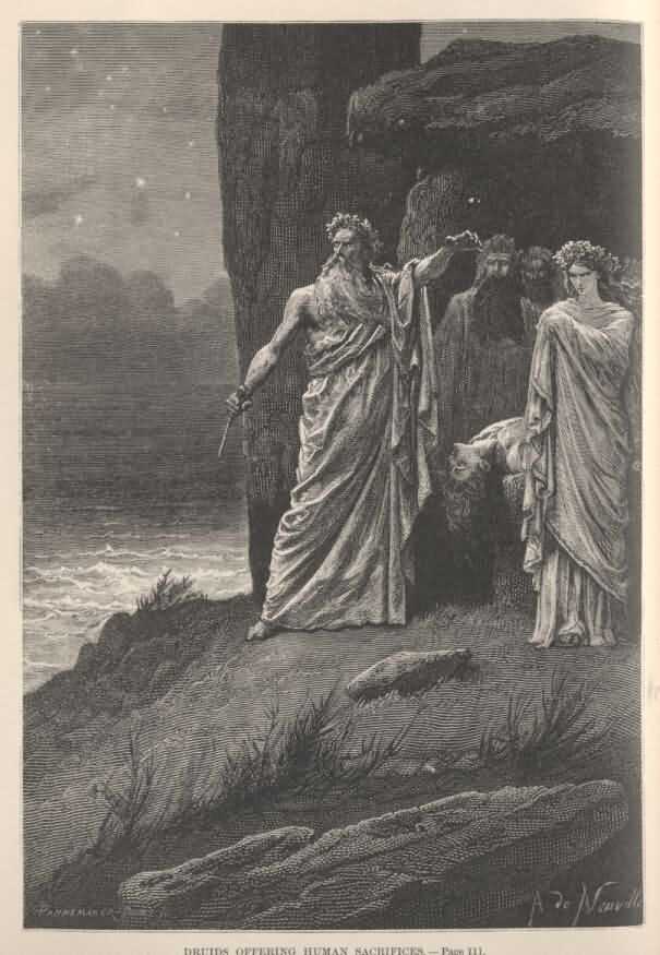 Druids Offering Human Sacrifices——111 