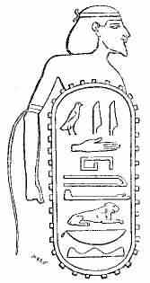 FIGURE RECORDING THE CONQUEST OF JUDÆA BY SHISHAK.