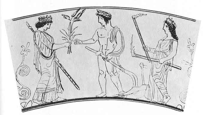 23. TRIPTOLEMOS WITH A PLOW