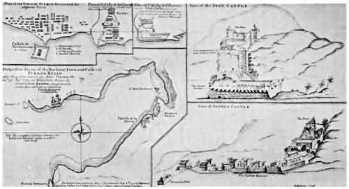 PORTO BELLO; CIRCA 1740. SHOWING THE SITUATION AND DEFENCES OF THE CITY